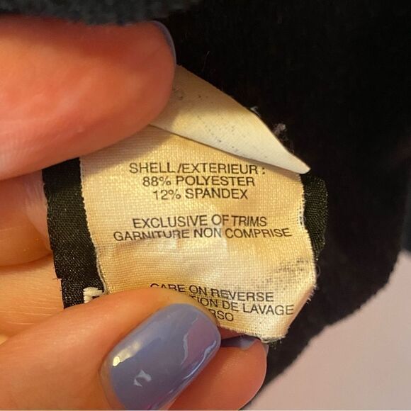 MARMOT Polartec Long Sleeve Quarter Zip Pullover Black Men’s Size Large - Picture 6 of 6